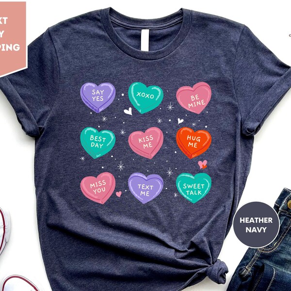 Say yes, Xoxo, Be mine, Best day, Kiss me, Hug me, Miss you, Text me, Sweet talk, Valentines Day Shirts, Valentine Tee, Lover T-shirt