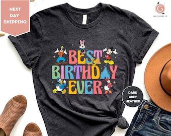 Best Birthday Ever, Disneyland Birthday, Disney Birthday Trip, Birthday Shirt, Disney Shirt, Cool Tee, Funny Shirt, Gift for her