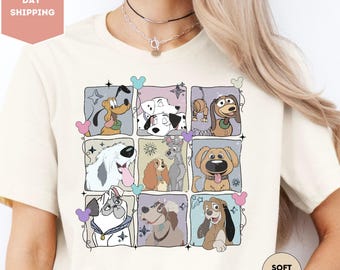 Disney Dogs Shirt, Dog Lovers T-Shirt, Disneyland Shirt, Disney Shirt, Disney World Shirt, Dog Shirt, Cute Disney Dog Shirt, Disneyworld Tee