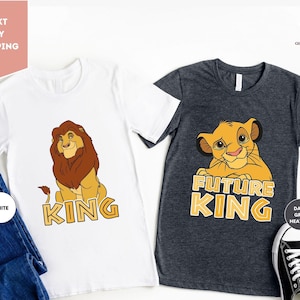 Disney Dad Kids T-Shirt, Lion King And Future King Shirt, Mufasa and Simba Shirt, Animal Kingdom Birthday Shirt, Safari Family Shirt