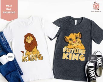 Disney Dad Kids T-Shirt, Lion King And Future King Shirt, Mufasa and Simba Shirt, Animal Kingdom Birthday Shirt, Safari Family Shirt