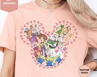 Shirt Toy Story, shirt Disney Pixar, bijpassende shirt Disneyland, shirt Disney Woody Jessie Buzz Lightyear, shirt Disneyland Trip, Disney-T-shirt