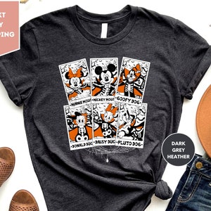 Disney Halloween Shirt, Disney Halloween Matching T-Shirt, Disney Mickey and Friends Halloween, Disneyland Halloween Party Shirt