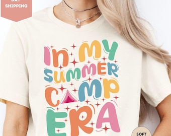 Girls Camping T-shirt, Vintage Scout Summer Camp Tee - Etsy