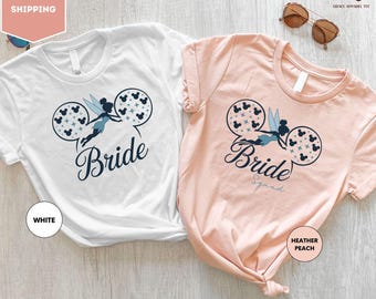 Custom Disney Bride Squad Shirt, Disney Bachelorette Shirt, Bride To Be Shirt, Bridal Party Tee, Disney Bride Shirt, Disney Team Bride Shirt