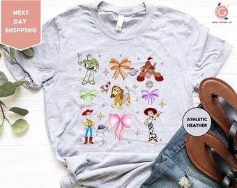 Toy Story Coquette Bows Shirt, Toy Story Shirt, Wood Buzz Jessie Bullseye Shirt, Disney Shirt, Disney Coquette Bow Shirt, Disneyland Shirt