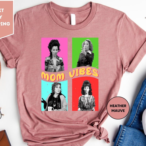 90’s Mom Vibes, Vintage Funny Mom T-Shirt, Iconic Moms, Retro Tee, Trendy Graphic Mama Gift, Cool Mom Life Gifts, Mother's Day, Funny Gift