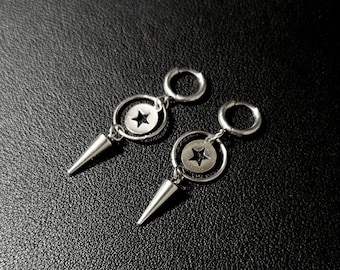 Lucky Star Stainless Steel Earrings