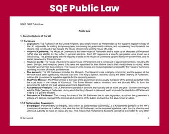 Guia de Estudo de Direito Público SQE1 - Preparação para o Exame de Qualificação de Advogados FLK1 2026