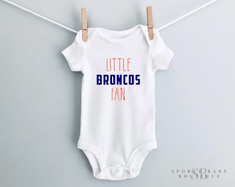 FOOTBALL LITTLE FAN Baby Onesie®/Toddler Clothes, Cute Matching Unisex Shirts, Sports Gift Idea