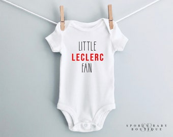 Racing LITTLE FAN Baby Onesie®/Toddler Clothes, Cute Matching Unisex Shirts, Sports Gift Idea