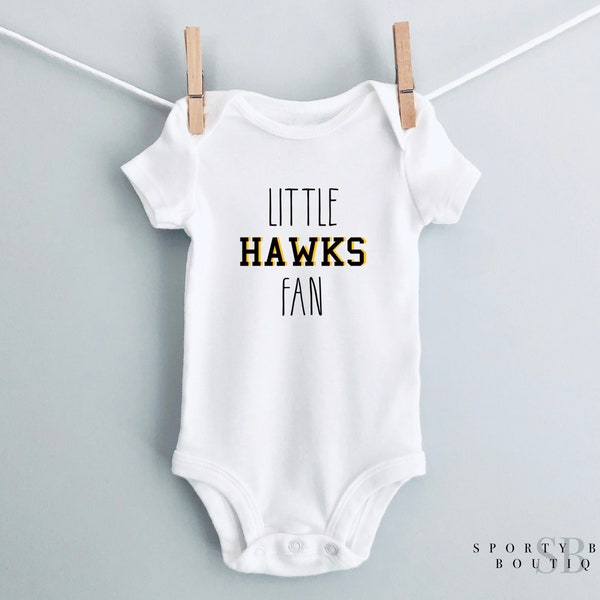 LITTLE FAN Baby Onesie®/Toddler Clothes, Cute Matching Unisex Shirts, Sports Gift Idea