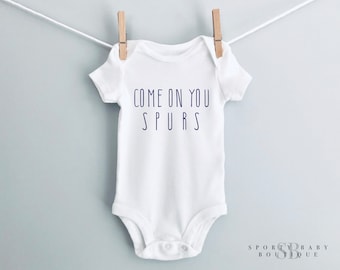 Tottenham FUTBOL/SOCCER Baby Onesie®/ Toddler Clothes, Cute Matching Unisex Shirts, Sports Gift Idea