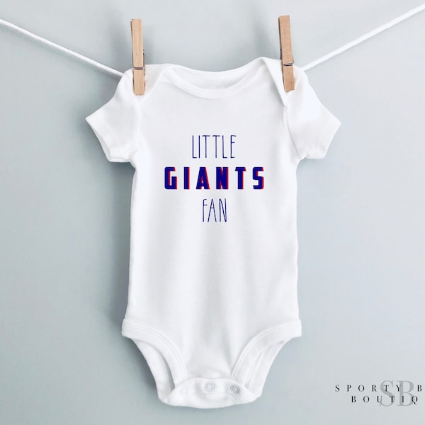 FOOTBALL LITTLE FAN Baby Onesie®/Toddler Clothes, Cute Matching Unisex Shirts, Sports Gift Idea