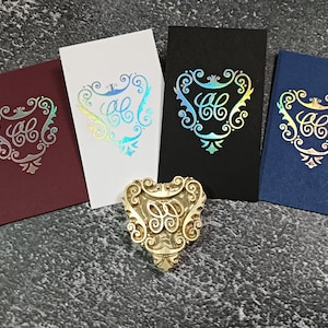 Sello de estampado en caliente personalizado: papel, cuero, tarjetas, marcas comerciales