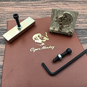 Custom Leather Stamps for Heat Press - Custom Stamps for WT 90DS, WT 90AS and ZS 90 Stamping Machine - Custom Gold Foil Stamping