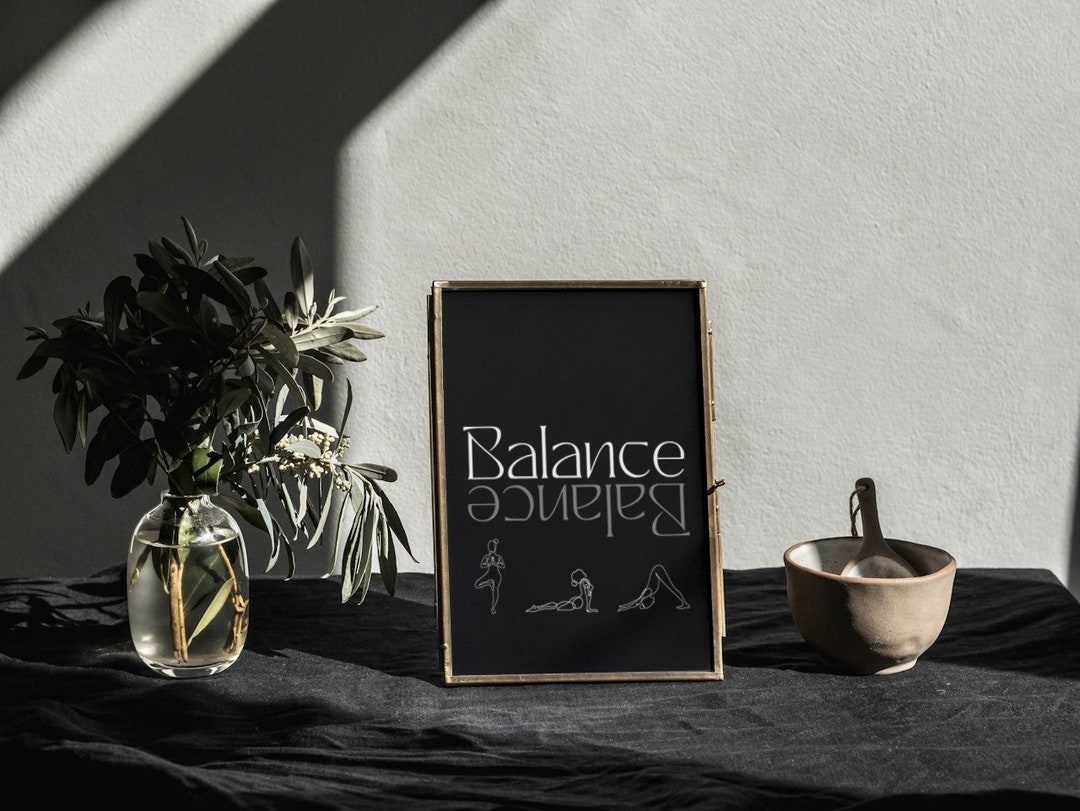 Balance Print I Printable Wall Art I Digital Download - Etsy