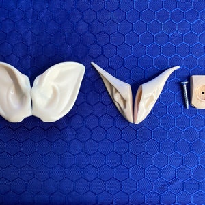 SET / Big&Small Elf-pointed Ears + NeckJoint for blythe / Buy 10 sets, get 2 FOR FREE
