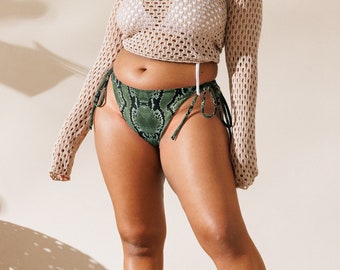 THELION'SWAY88- "Emerald Viper" Bikini Bottom Seprates