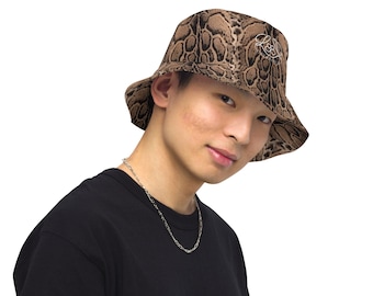 THELION'SWAY88 "Clouded Leopard" Reversable Bucket hat.