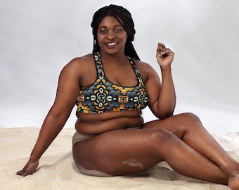THELION'SWAY88 "Butterfly Venom" Padded Sports Bra