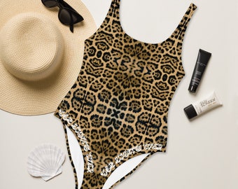 THELION'SWAY88 One Piece Swimsuit "Panthera" Print Bathingsuit Bodysuit swimwear