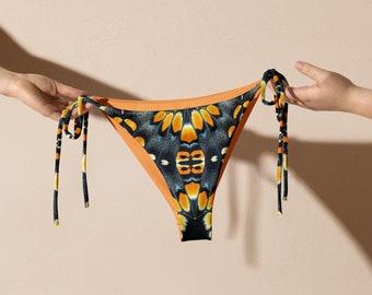 THELION'SWAY88 "Butterfly Venom" Recycled String Bikini Bottom