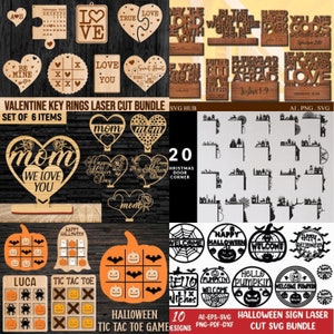 Laser Cut Dateien Mega Bundle CNC-Dateien 2000 Gravur Laser Cut SVG Multi Layer Laser Cut Bundle Bild 4