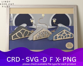 Serviettenhalter aus Holz Laser geschnittene Dateien bündeln SVG-Datei, Vektor-Design, Plan Laser, Cnc-Muster, Laser geschnittene Modell Vorlage