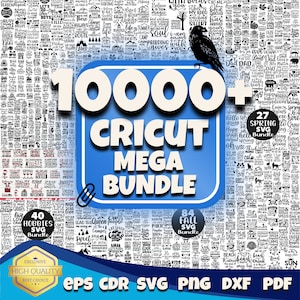 10000+ Cricut SVG Mega Bundle: Christmas, Ornaments (Digital Download)