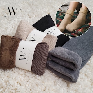 Fleece winter warm and soft women's socks, High Quality Christmas gift