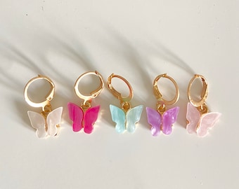 Vlindersteekmarkeringen voor breien en haken, set van 5