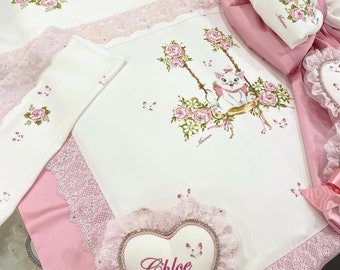 Birth Layette Painted and Packaged by hand