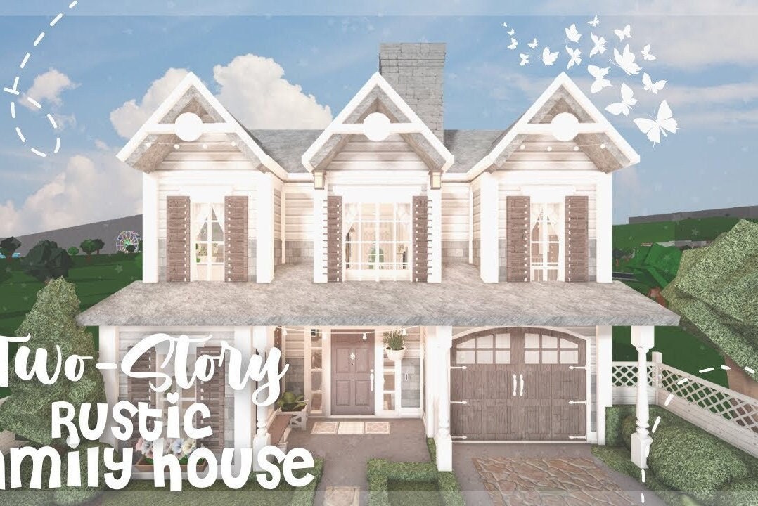 Custom Roblox Bloxburg House Build! ✨Aesthetic Family Home✨