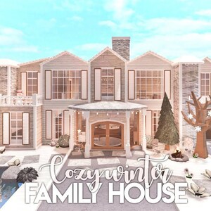 Bloxburg, Family Mansion, House Build, Roblox in 2023