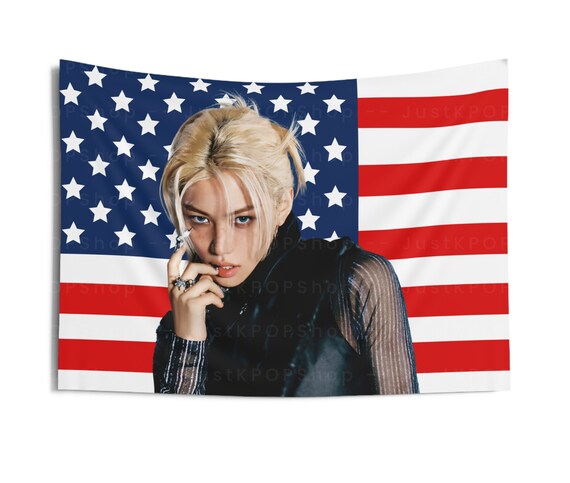 Stray Kids Felix Ate Concept Photo American Flag, Stray Kids Felix