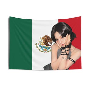 Itzy Yeji Pretty in Short Hair Mexico Flag, Itzy Concert Banner, Itzy Kpop Flag, Itzy Air, Itzy Tour 2025