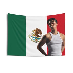 Ateez San Biceps Mexikanische Flagge, Ateez Konzertbanner, Ateez Kpop Flagge, Ateez Goldene Stunde, In deiner Fantasie, Ateez Welttournee