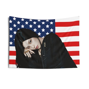 Itzy Yeji Black Outfit American Flag, Itzy Yeji American Tapestry, Itzy Gold, Itsy Tour 2024