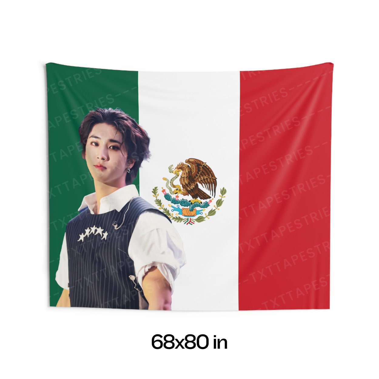 Stray Kids Han Captivating Visuals Flag Banner, Han Jisung Mexican
