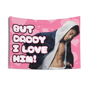 Mingyu Abs Daddy I Love Him Flag, Seventeen Concert Banner, Seventeen Kpop Flag, Seventeen New World Tour 2025