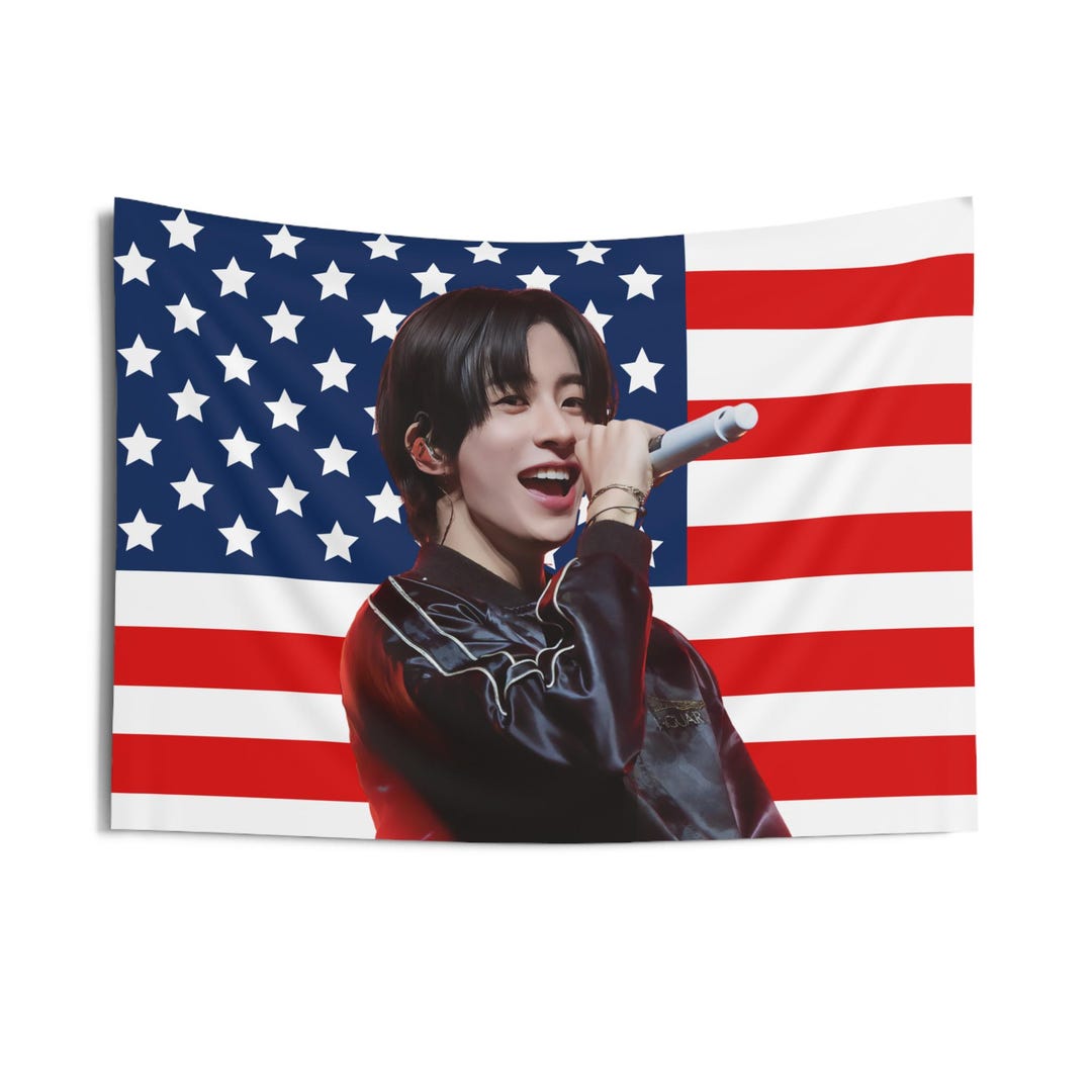 Riize Anton Singing American Flag, Riize Concert Banner, Riize Kpop ...