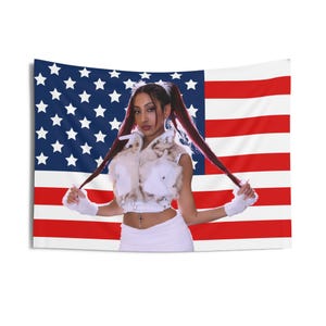 Katseye Lara Visuals American Flag, Katseye Concert Flag, Katseye Kpop Banner, Gnarly, Katseye Gnarly, Katseye 2025