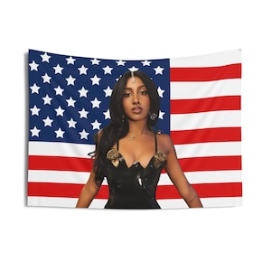 Katseye Lara Stunning Look American Flag, Katseye Concert Flag, Katseye Kpop Banner, Gnarly, Katseye Gnarly, Katseye 2025
