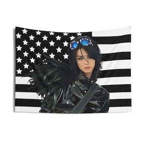 Xdinary Heroes Junhan Visual Kei Black American Flag, Xdinary  Heroes Concert Banner, Xdinary Heroes Kpop Flag, XDH World Tour, XDH 2025