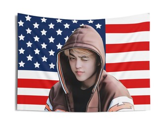 Wonwoo Stunning Photo Blanket, Seventeen Blanket, Kpop Blanket