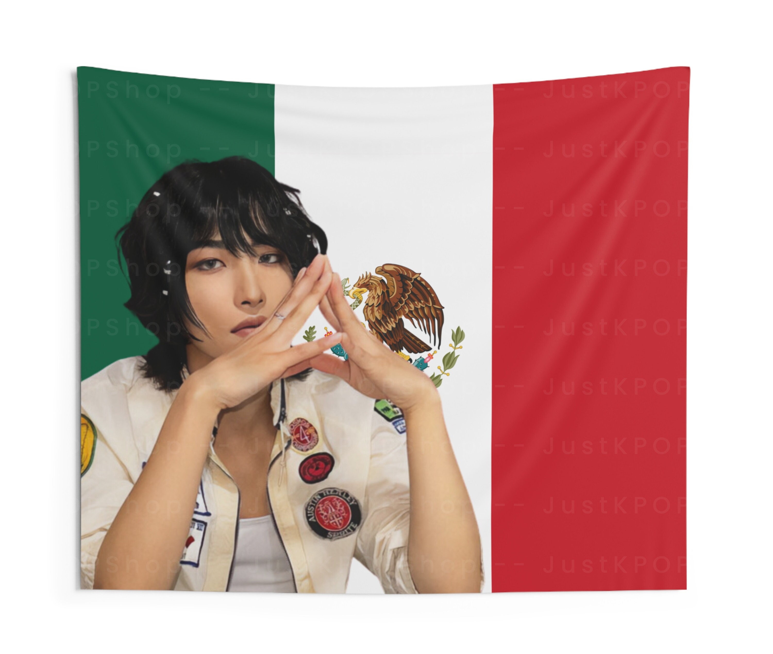 Ateez Seonghwa Insane Face Card Mexican Flag, Seonghwa