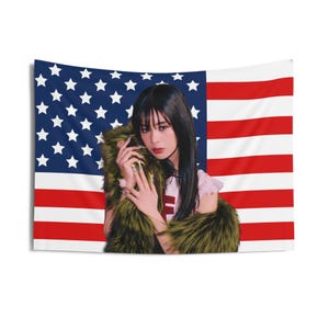 Katseye Sophia Visuals American Flag, Katseye Concert Flag, Katseye Kpop Banner, Katseye Beautiful Chaos, Katseye 2025