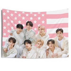 Stray Kids Members Dreamy Photoshoot American Flag, Stray Kids