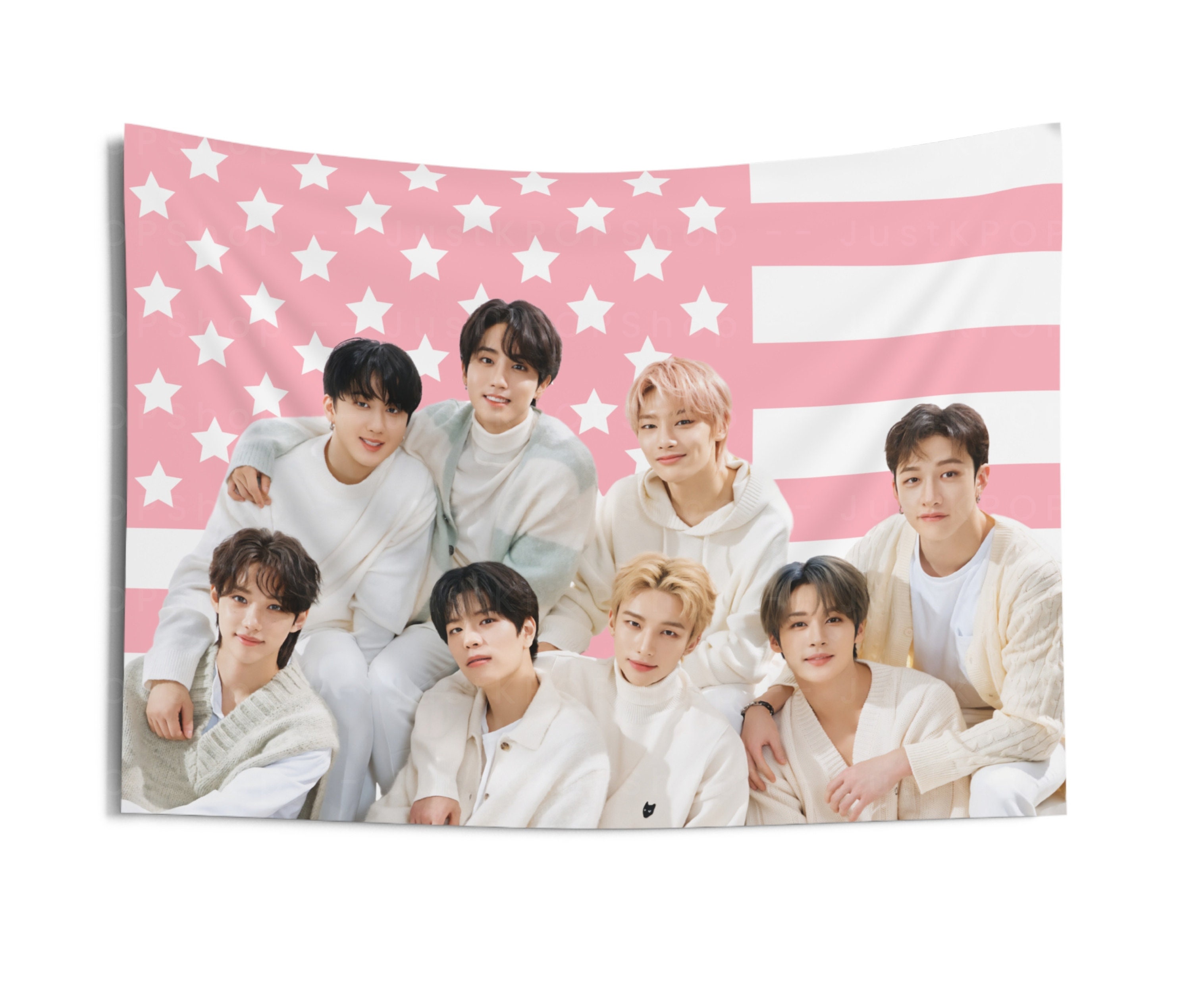 Stray Kids Members Dreamy Photoshoot American Flag, Stray Kids